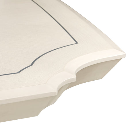 Fantosini Silver Mist Pedestal Dining Table from Michael Amini - Luna Furniture