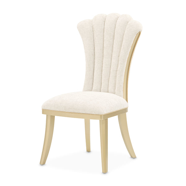 Fantosini Gold Gold Leaf Dining Side Chair