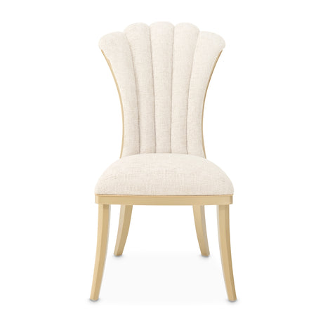 Fantosini Gold Gold Leaf Dining Side Chair from Michael Amini - Luna Furniture