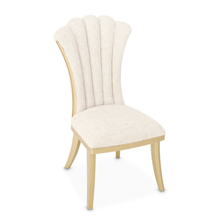 Fantosini Gold Gold Leaf Dining Side Chair from Michael Amini - Luna Furniture