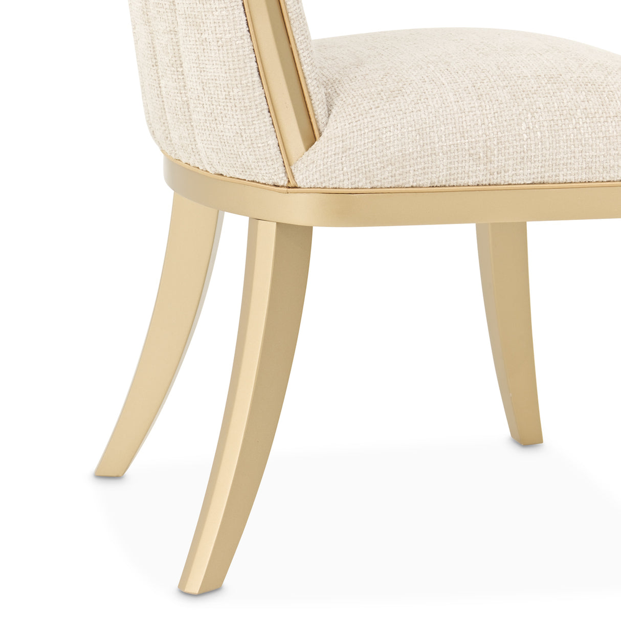 Fantosini Gold Gold Leaf Dining Side Chair from Michael Amini - Luna Furniture