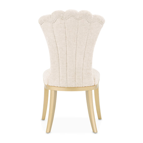 Fantosini Gold Gold Leaf Dining Side Chair from Michael Amini - Luna Furniture
