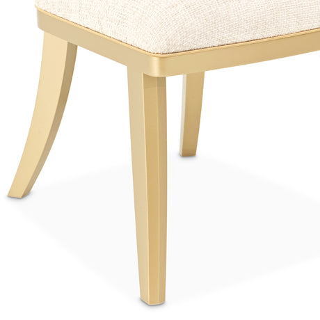 Fantosini Gold Gold Leaf Dining Side Chair from Michael Amini - Luna Furniture