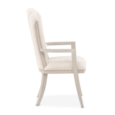 Fantosini Silver Mist Dining Arm Chair from Michael Amini - Luna Furniture