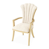 Fantosini Gold Gold Leaf Dining Arm Chair from Michael Amini - Luna Furniture
