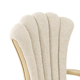 Fantosini Gold Gold Leaf Dining Arm Chair from Michael Amini - Luna Furniture