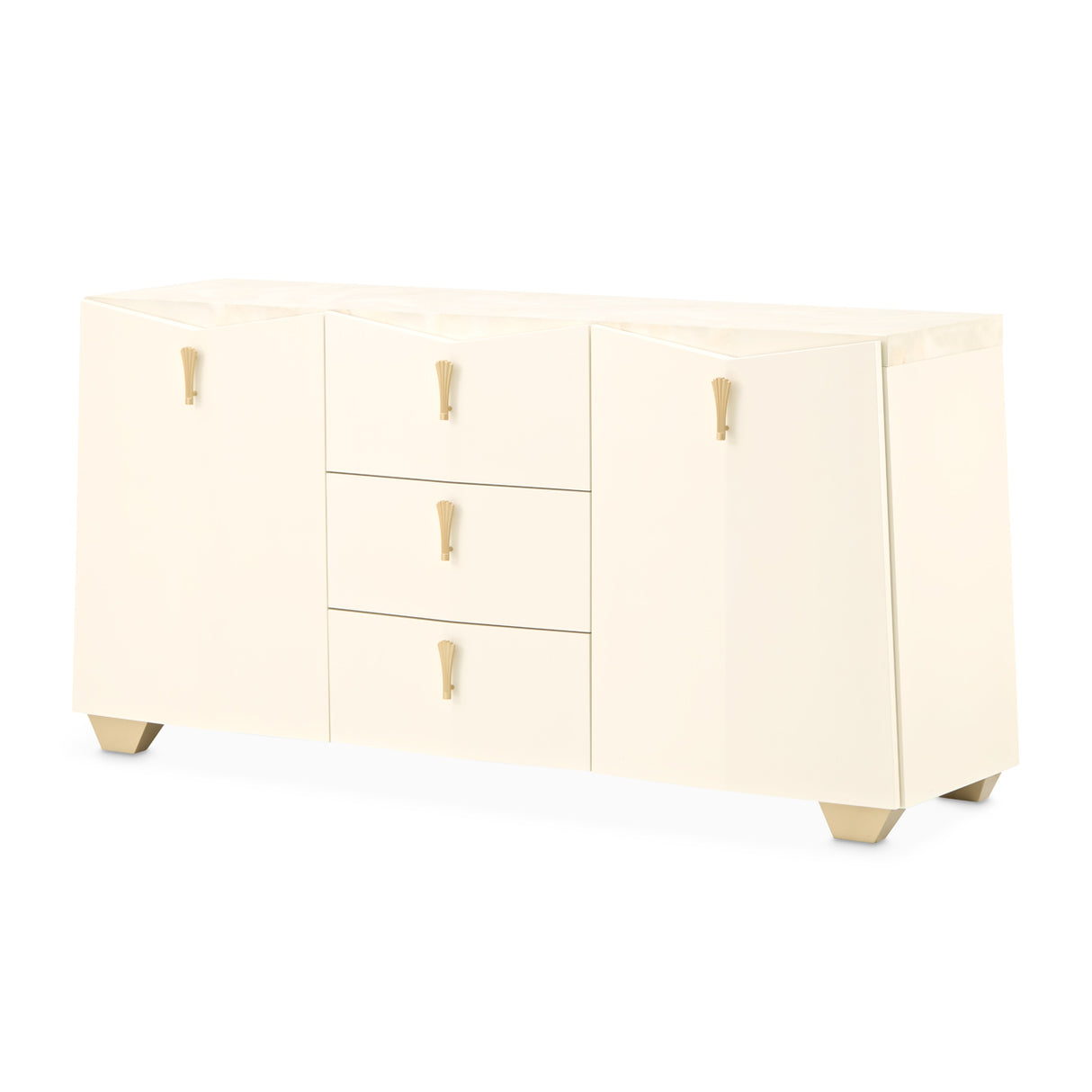 Fantosini Gold Creamy Pearl Sideboard from Michael Amini - Luna Furniture