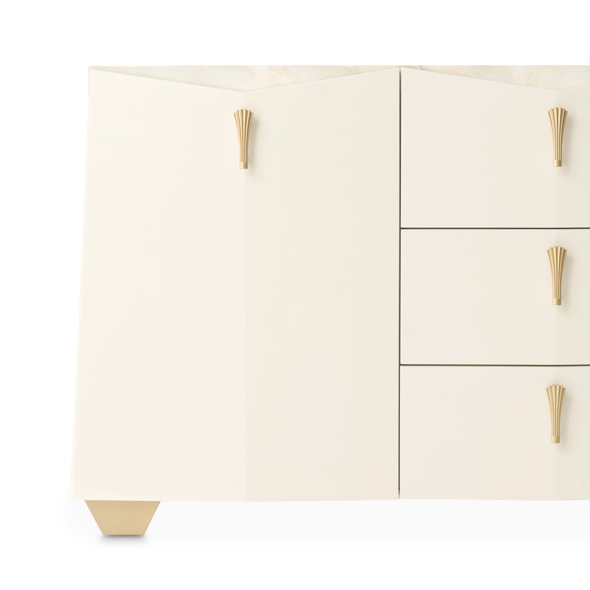 Fantosini Gold Creamy Pearl Sideboard from Michael Amini - Luna Furniture