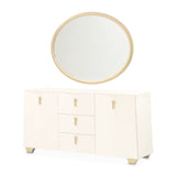 Fantosini Gold Creamy Pearl Sideboard With Mirror from Michael Amini - Luna Furniture