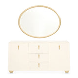 Fantosini Gold Creamy Pearl Sideboard With Mirror from Michael Amini - Luna Furniture