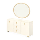 Fantosini Gold Creamy Pearl Sideboard With Mirror from Michael Amini - Luna Furniture