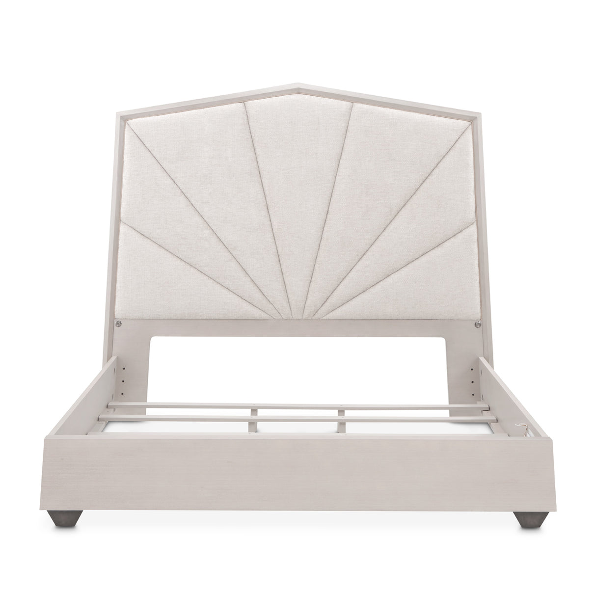 Fantosini Silver Mist Eastern King Panel Bed from Michael Amini - Luna Furniture
