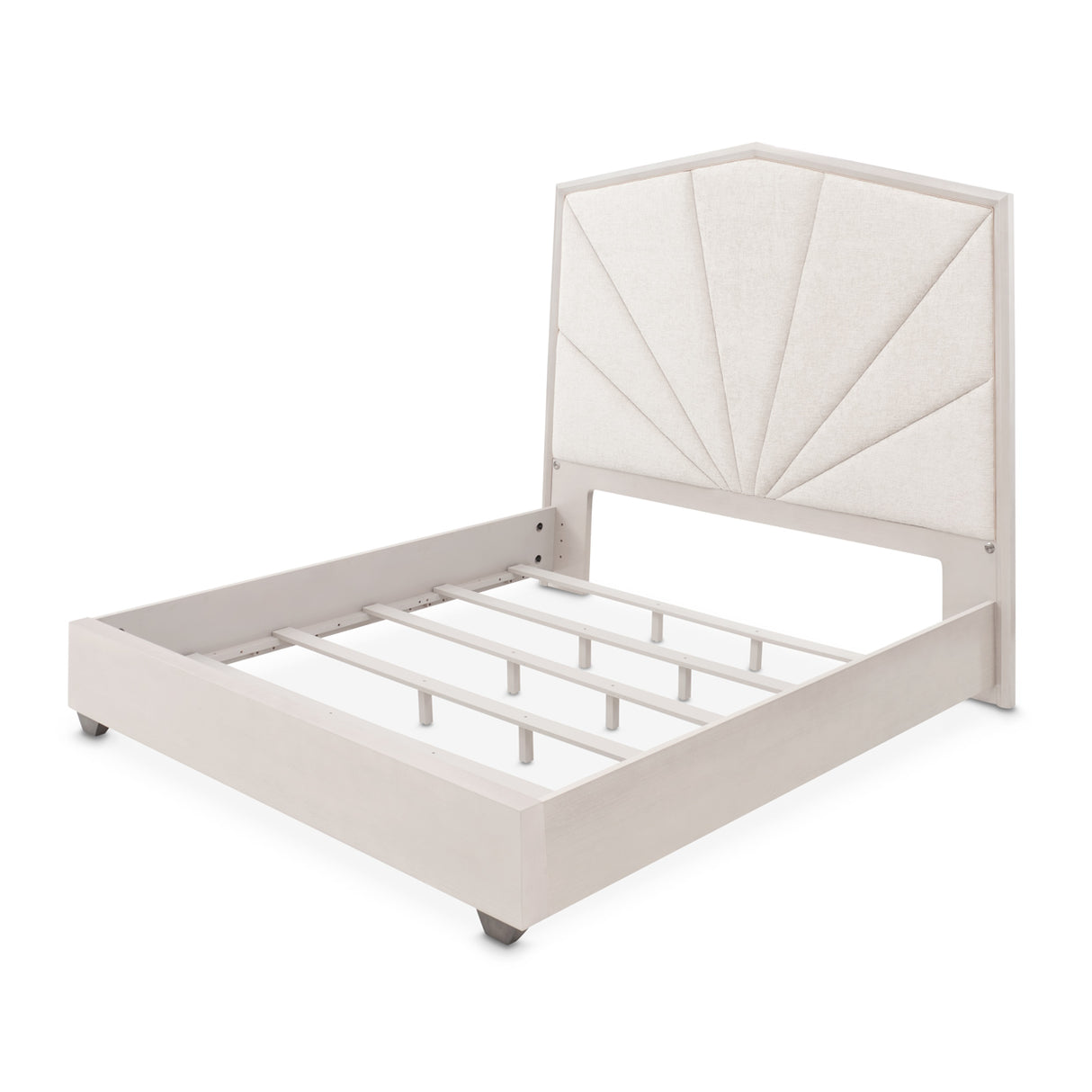 Fantosini Silver Mist Eastern King Panel Bed from Michael Amini - Luna Furniture