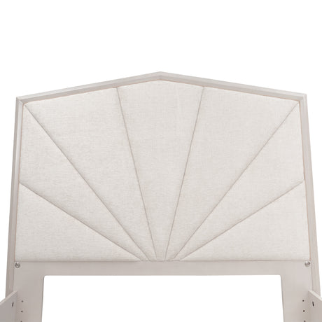 Fantosini Silver Mist Eastern King Panel Bed from Michael Amini - Luna Furniture