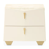 Fantosini Gold Creamy Pearl Nightstand from Michael Amini - Luna Furniture