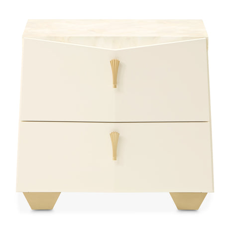 Fantosini Gold Creamy Pearl Nightstand from Michael Amini - Luna Furniture