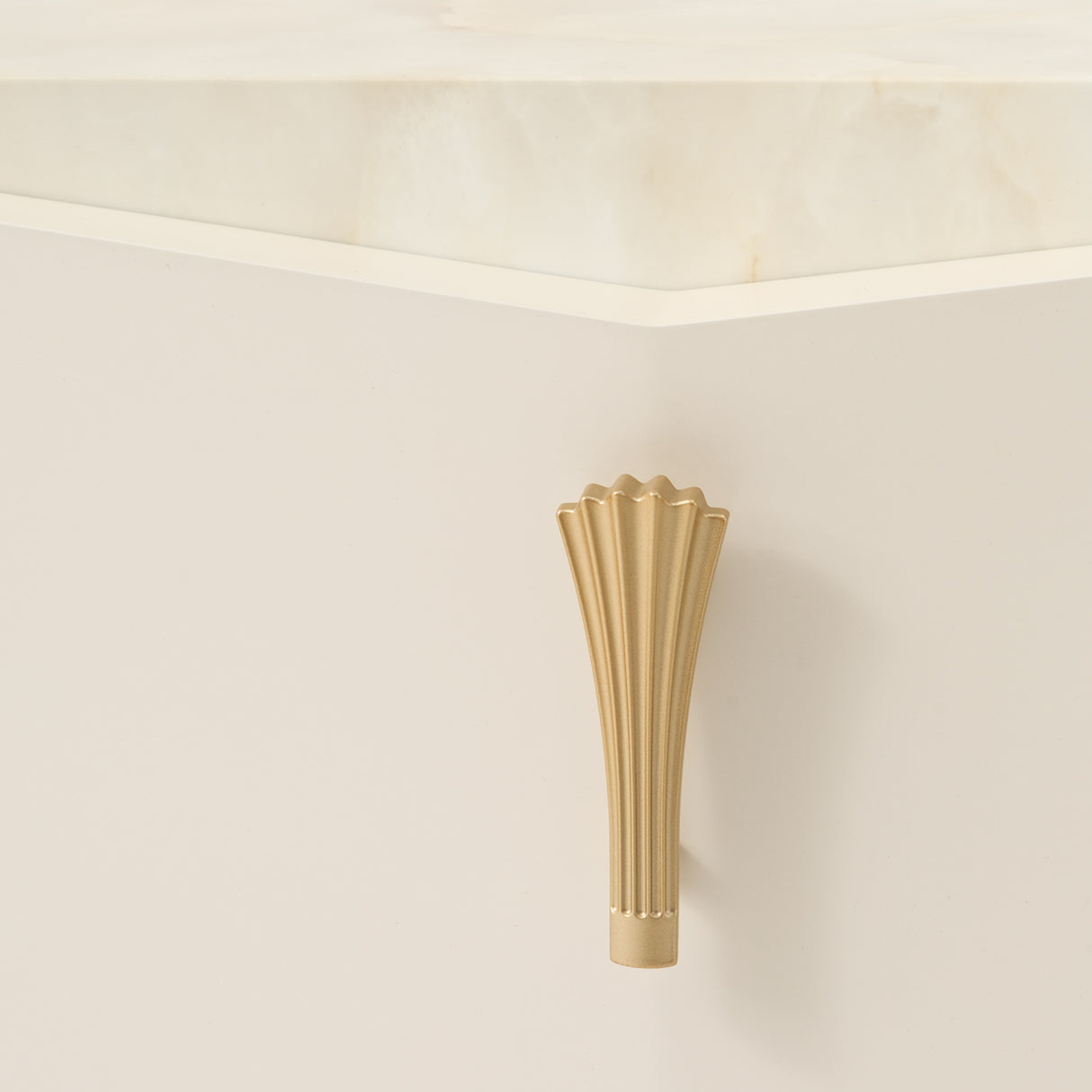 Fantosini Gold Creamy Pearl Nightstand from Michael Amini - Luna Furniture