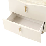 Fantosini Gold Creamy Pearl Nightstand from Michael Amini - Luna Furniture