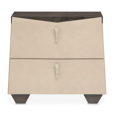 Fantosini Silver Mist Nightstand from Michael Amini - Luna Furniture