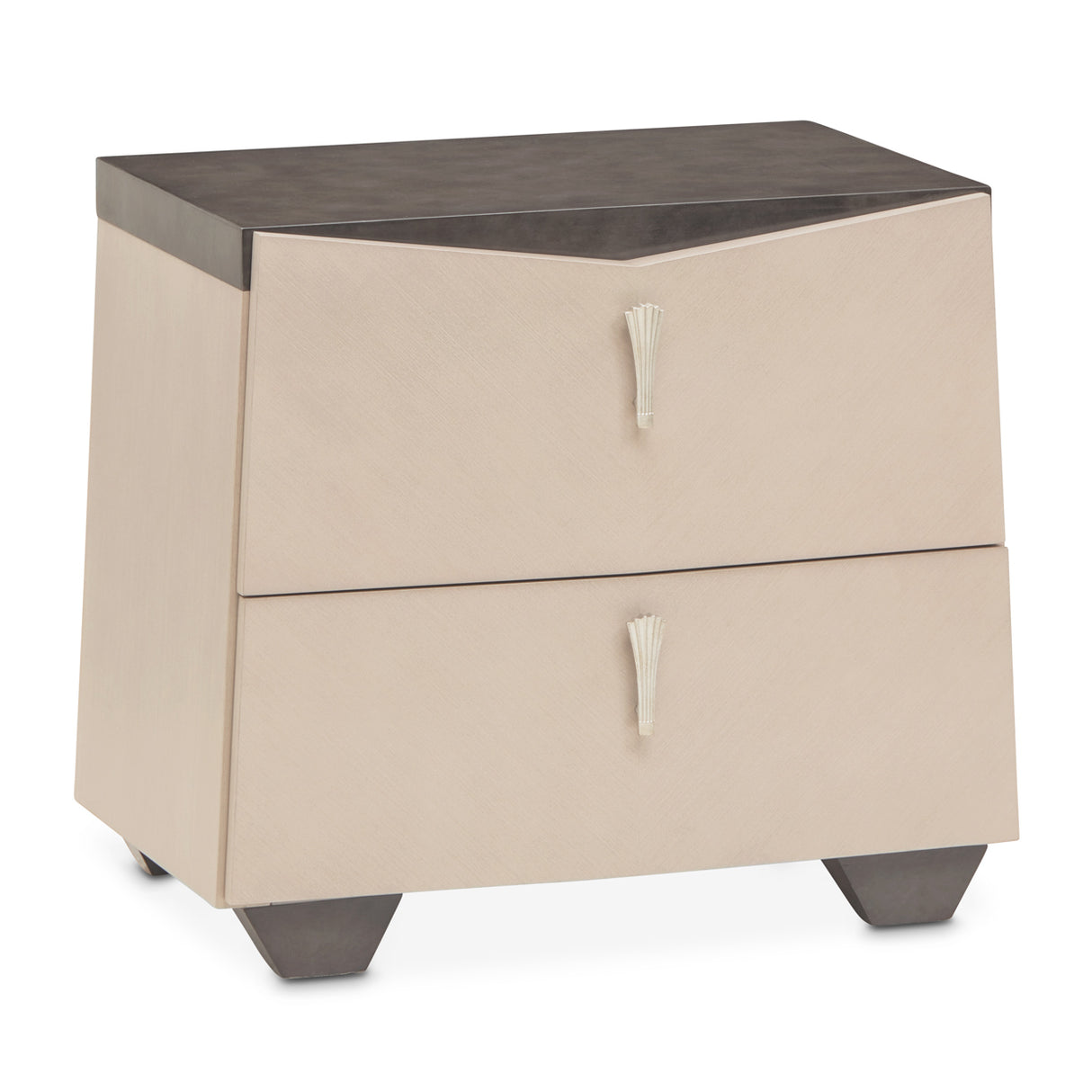 Fantosini Silver Mist Nightstand from Michael Amini - Luna Furniture
