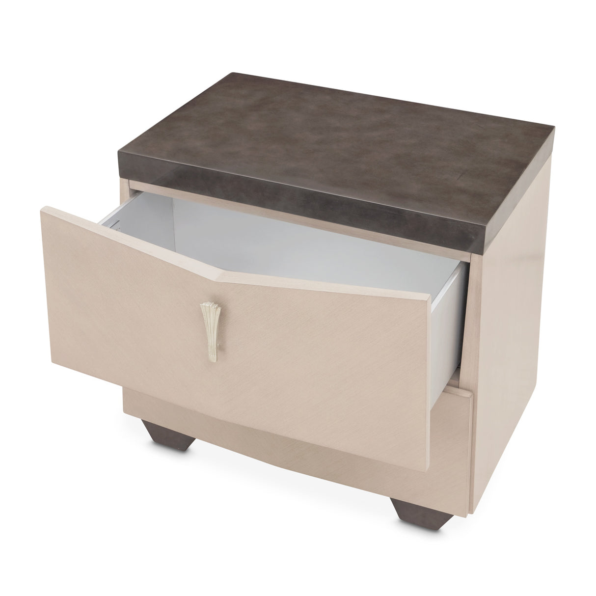 Fantosini Silver Mist Nightstand from Michael Amini - Luna Furniture