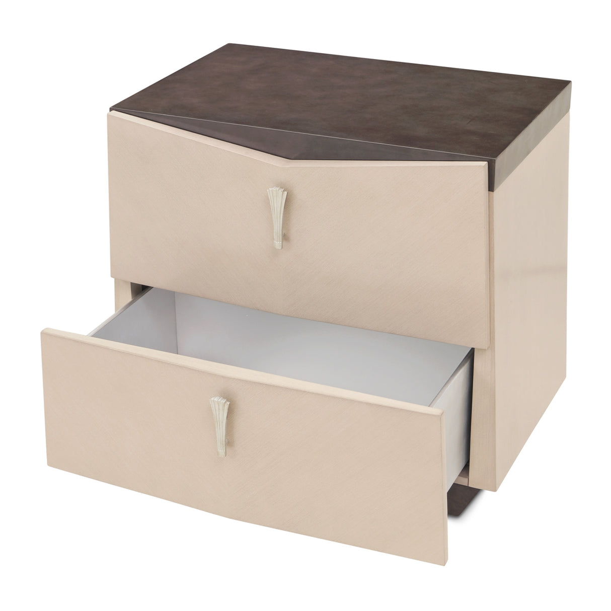 Fantosini Silver Mist Nightstand from Michael Amini - Luna Furniture