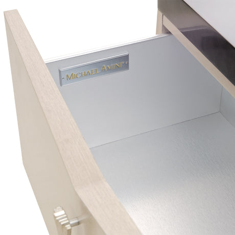 Fantosini Silver Mist Nightstand from Michael Amini - Luna Furniture