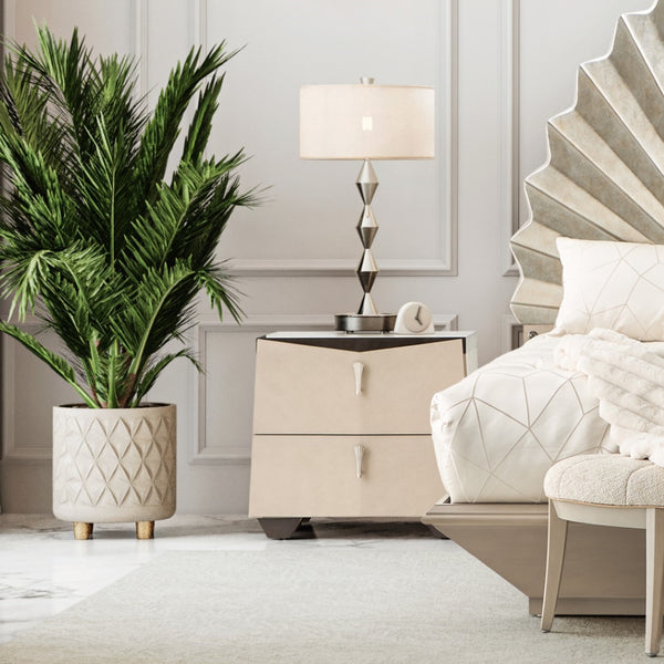 Fantosini Silver Mist Nightstand