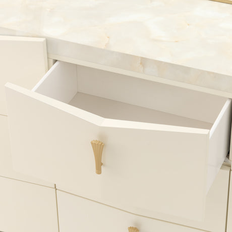 Fantosini Gold Creamy Pearl Dresser from Michael Amini - Luna Furniture