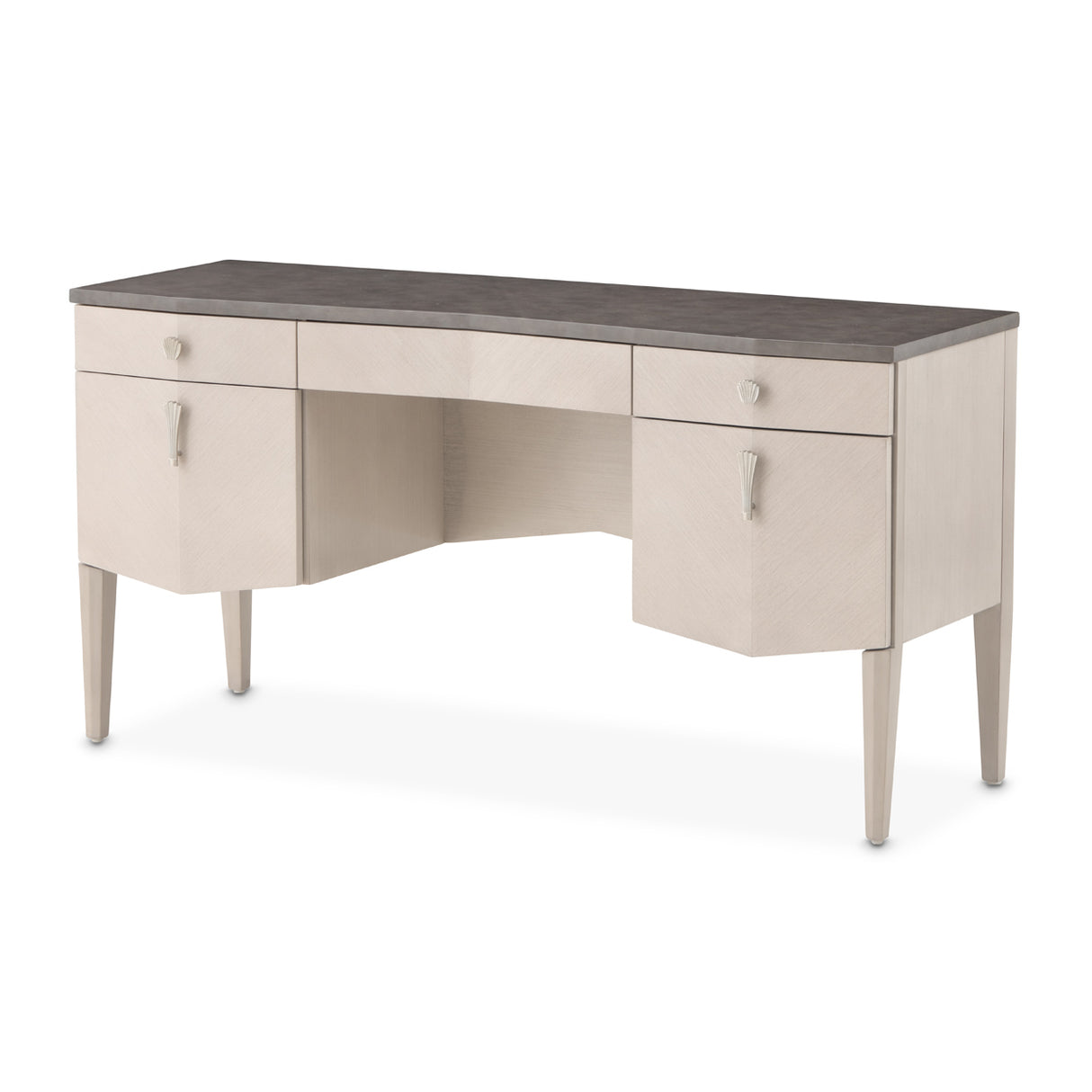 Fantosini Silver Mist Vanity Desk from Michael Amini - Luna Furniture