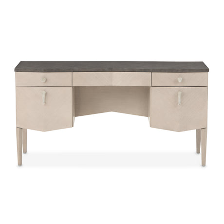 Fantosini Silver Mist Vanity Desk from Michael Amini - Luna Furniture
