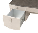 Fantosini Silver Mist Vanity Desk from Michael Amini - Luna Furniture