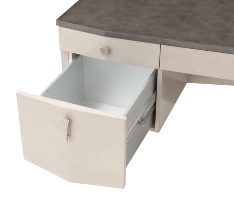 Fantosini Silver Mist Vanity Desk from Michael Amini - Luna Furniture