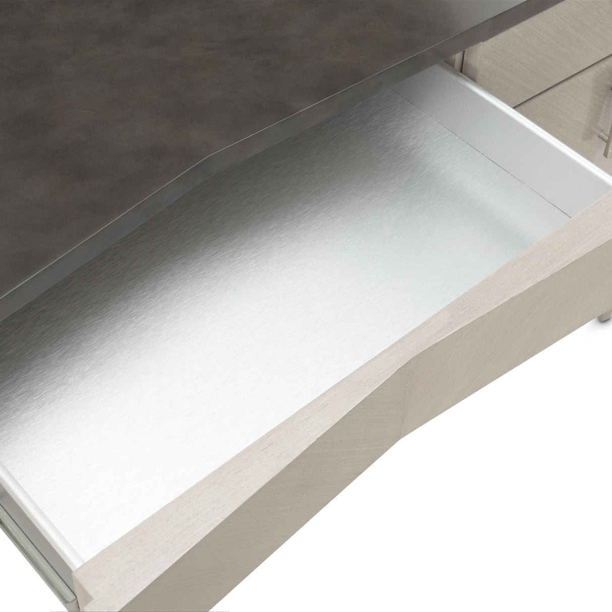 Fantosini Silver Mist Vanity Desk from Michael Amini - Luna Furniture