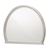 Fantosini Silver Leaf Round Dresser Mirror from Michael Amini - Luna Furniture