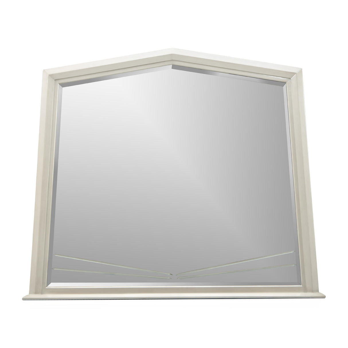 Fantosini Silver Mist Pentagon Dresser Mirror from Michael Amini - Luna Furniture
