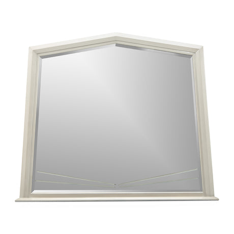 Fantosini Silver Mist Pentagon Dresser Mirror from Michael Amini - Luna Furniture
