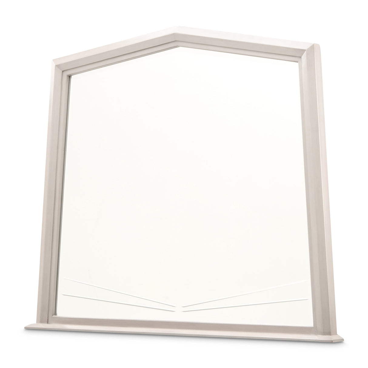Fantosini Silver Mist Pentagon Dresser Mirror from Michael Amini - Luna Furniture