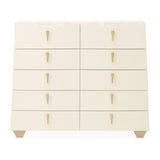 Fantosini Gold Creamy Pearl 10-drawer Chest from Michael Amini - Luna Furniture