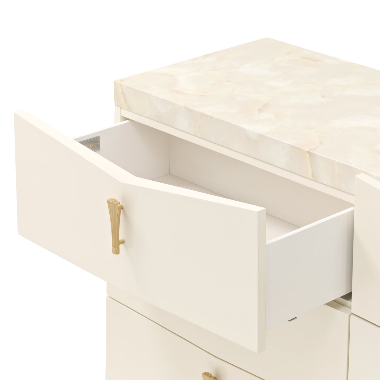 Fantosini Gold Creamy Pearl 10-drawer Chest from Michael Amini - Luna Furniture