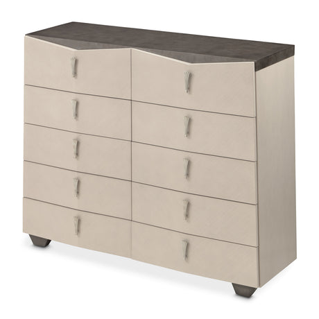 Fantosini Silver Mist Mule Chest from Michael Amini - Luna Furniture