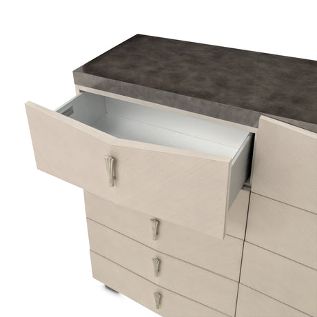 Fantosini Silver Mist Mule Chest from Michael Amini - Luna Furniture
