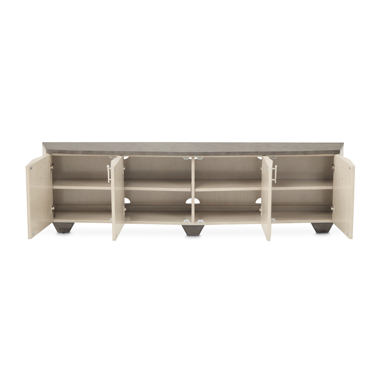 Fantosini Silver Mist Media Cabinet from Michael Amini - Luna Furniture