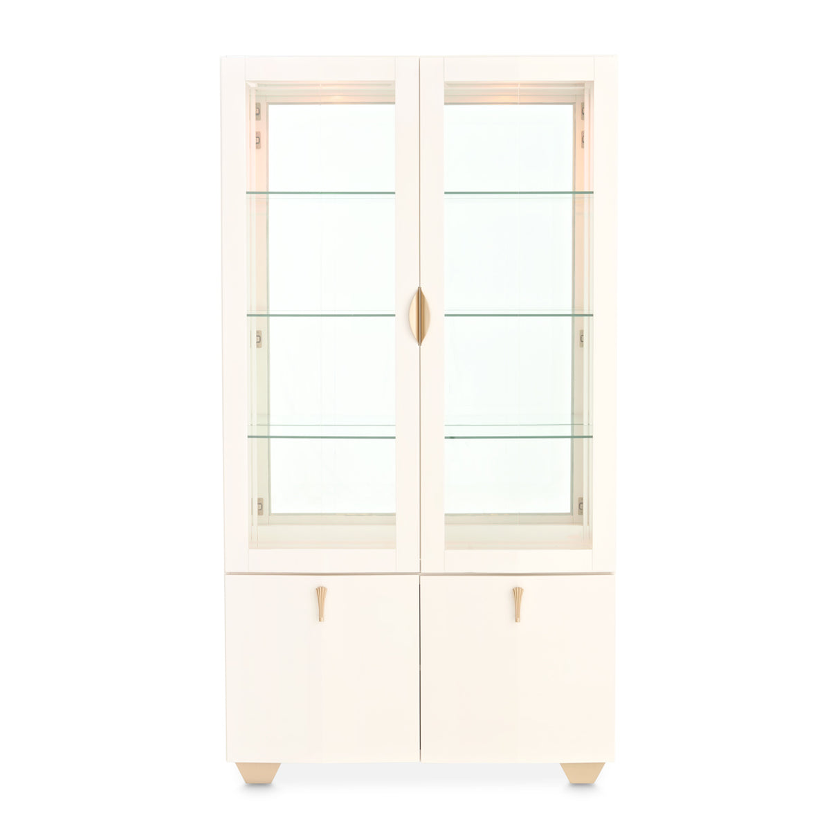 Fantosini Gold Creamy Pearl Display Cabinet from Michael Amini - Luna Furniture