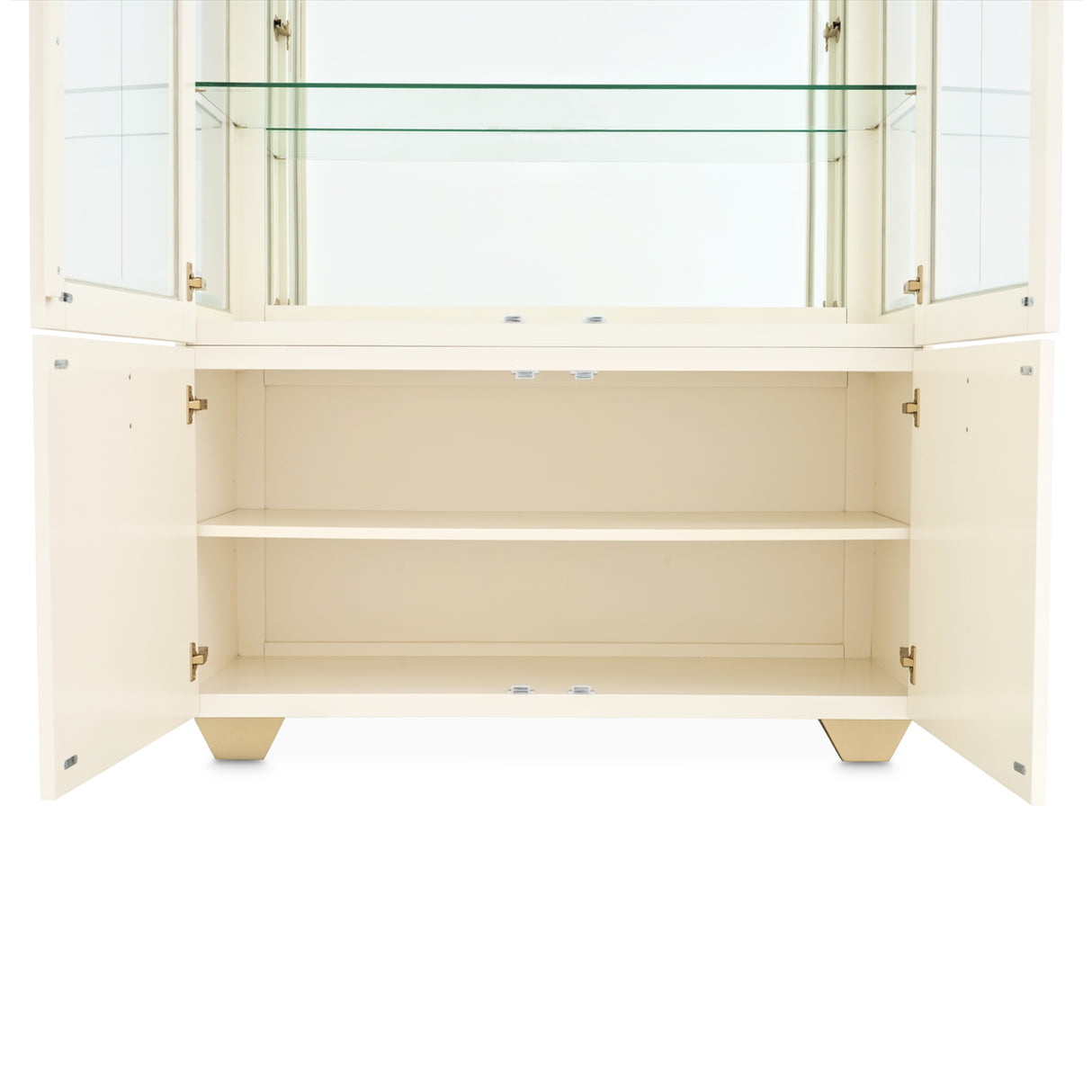 Fantosini Gold Creamy Pearl Display Cabinet from Michael Amini - Luna Furniture