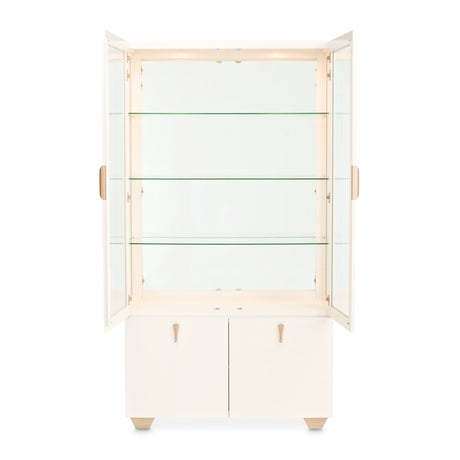 Fantosini Gold Creamy Pearl Display Cabinet from Michael Amini - Luna Furniture