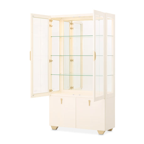 Fantosini Gold Creamy Pearl Display Cabinet from Michael Amini - Luna Furniture