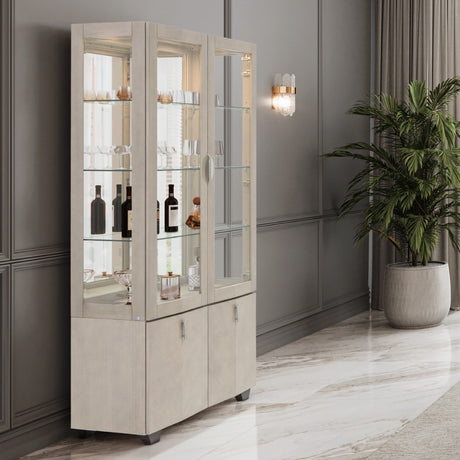 Fantosini Silver Mist Display Cabinet from Michael Amini - Luna Furniture