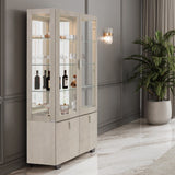 Fantosini Silver Mist Display Cabinet from Michael Amini - Luna Furniture