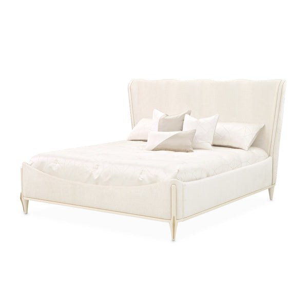 La Terrazza Creamy Pearl Upholstered Bed